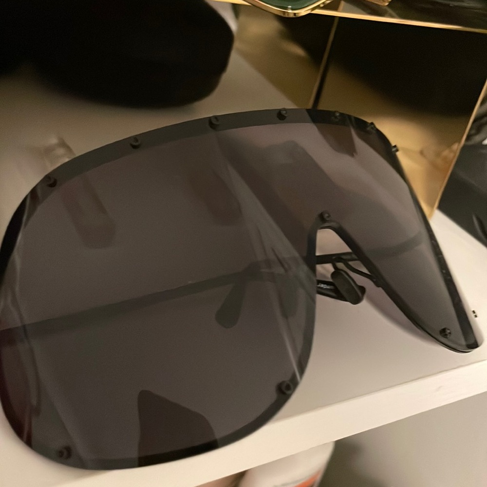 Rick Owens oversized shades bought of ssense.